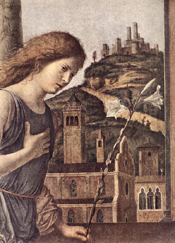 The Annunciation (detail) dsg, CIMA da Conegliano